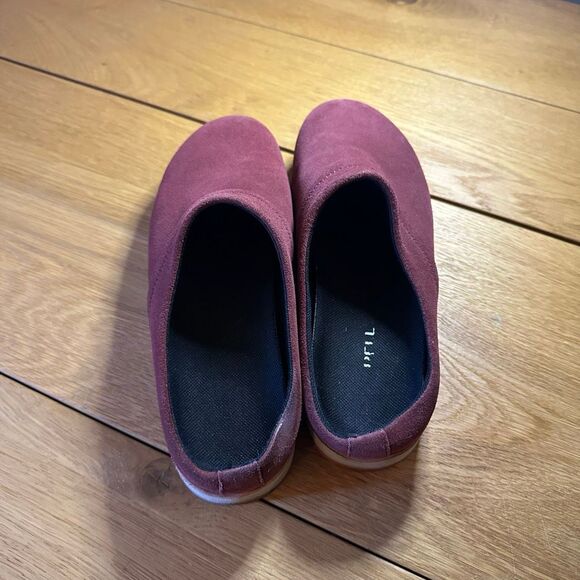 Merrell maroon Juno suede clog mules 9 - Picture 2 of 9